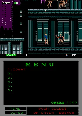 MegaTech: E-Swat screen shot game playing